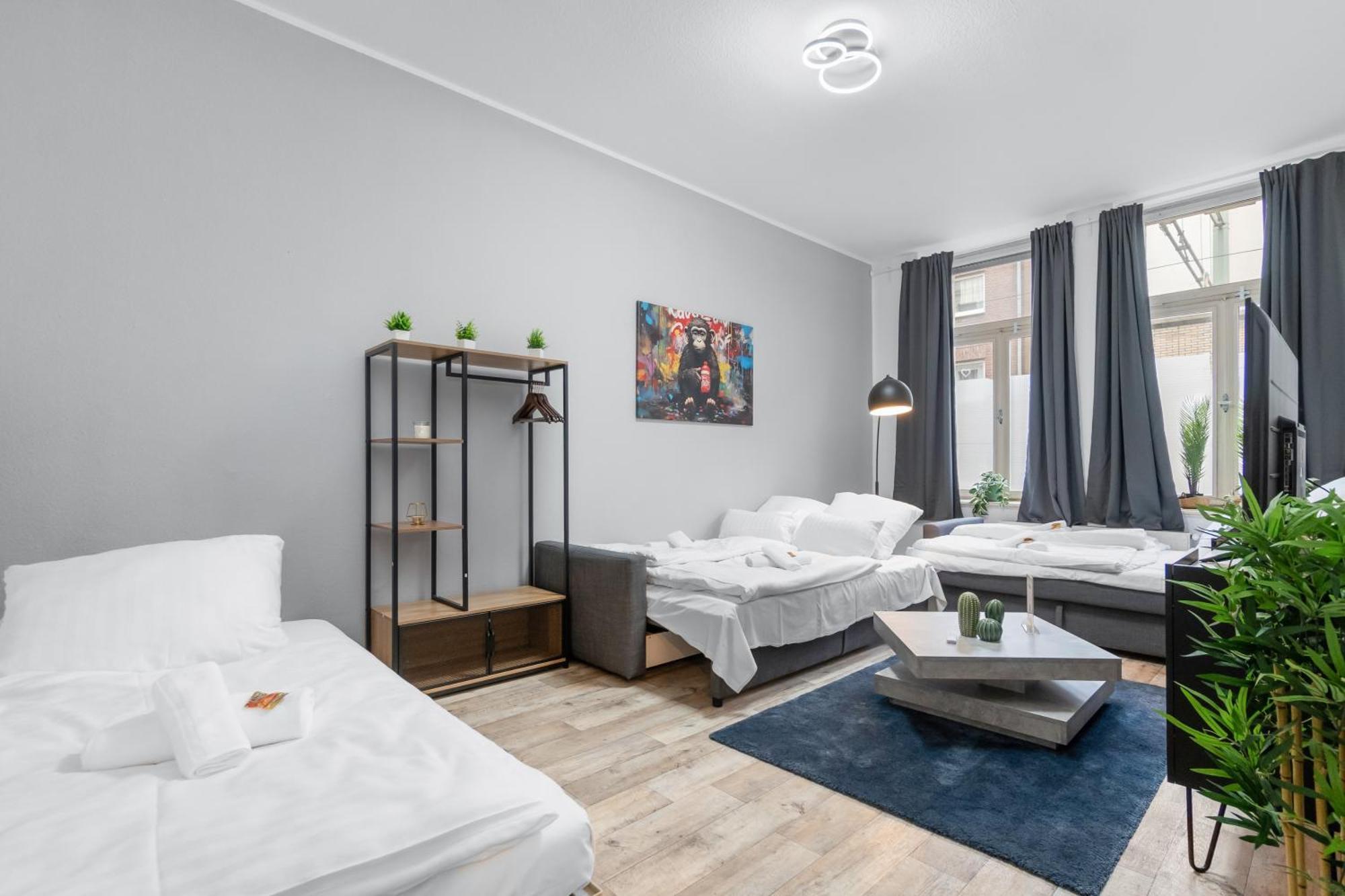 Tolles Design, Hochwertig, Vollausstattung, 3 Zimmer, Grosses Bad & Gaeste-Wc, Grosse Kueche, 3 X Smart Tv, 11 Min Zum Hbf Duisburg Exteriör bild
